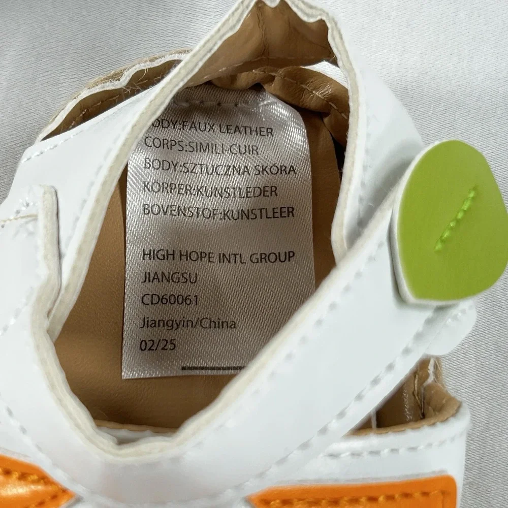 Rachel Zoe Los Angeles New York Citrus Shoes  Infant Toddler 3 Months Orange
